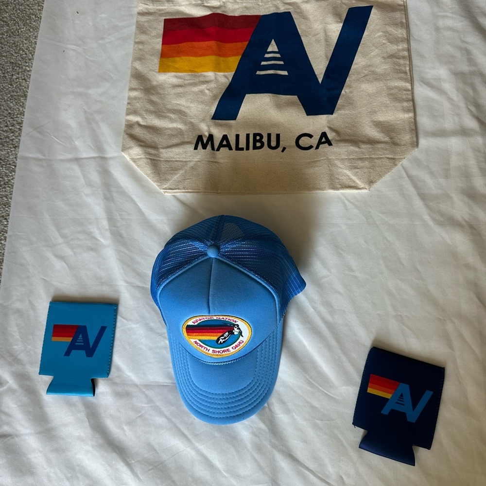 Aviator Nation Blue Trucker Hat